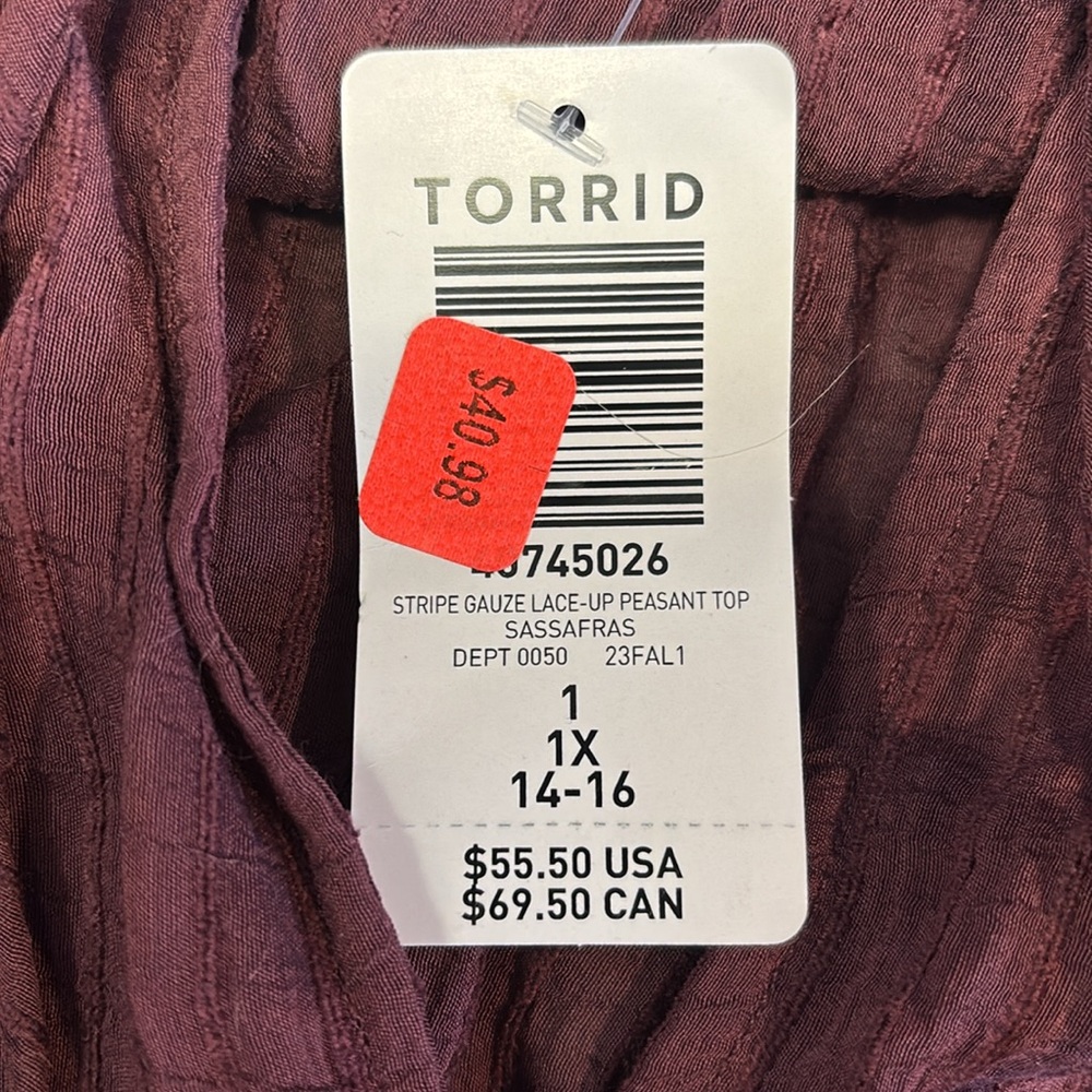 Torrid blouse - Picture 3 of 5